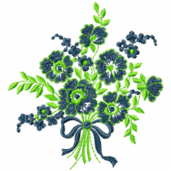 Flowers And Tree Embroidery Design 3 Flowers And Tree Embroidery Design 3